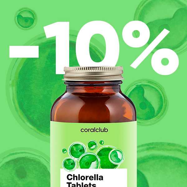 -10% на Chlorella Tablets 
