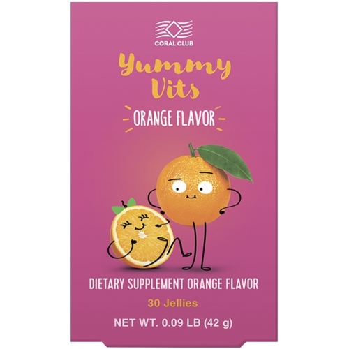 Gezondheid van het kind: Yummy Vits Orange (Coral Club)
