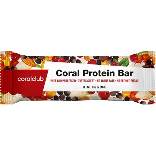 Energía y rendimiento: Barrita Protein / Coral Protein Bar (Coral Club)